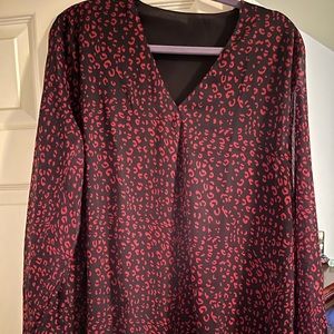 Black and Red Blouse